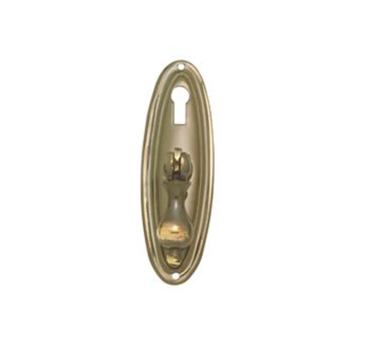 Cabinet Fitting Tear Drop - Antique Bronze - 84mm x 25mm
