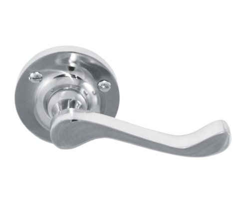 Lever Latch - Round Plate - 62mm