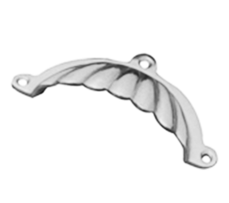 Fluted Drawer Pull - Chrome Plated - 100mm