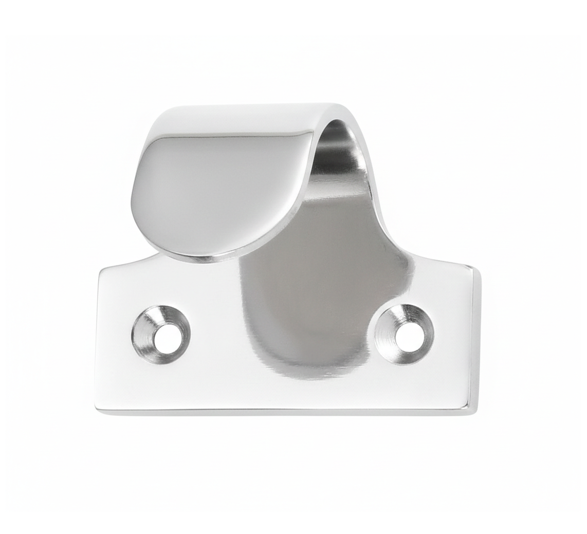 Sash Lift Ribbed - Chrome Plated - 30mm