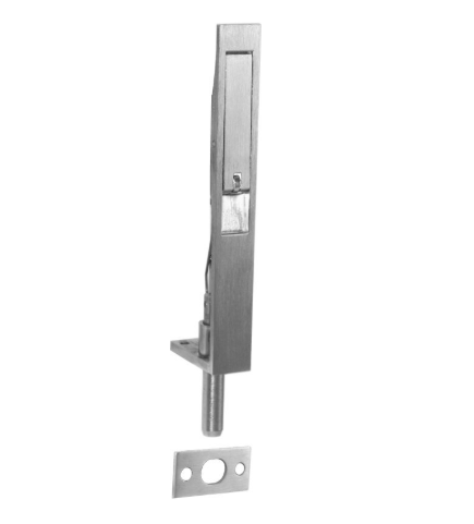Flush Bolt Improved Design - Chrome Plated - 150mm