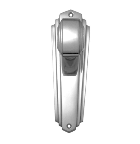 Art Deco Knob Latch Passage Set