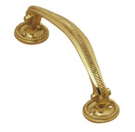 Pull Handle Georgian - Polished Brass - 175mm