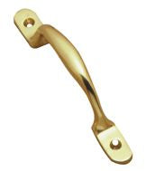 Pull Handle - Polished Brass - 125mm
