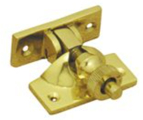 Sash Window Fastener Old English Style - Polished Brass