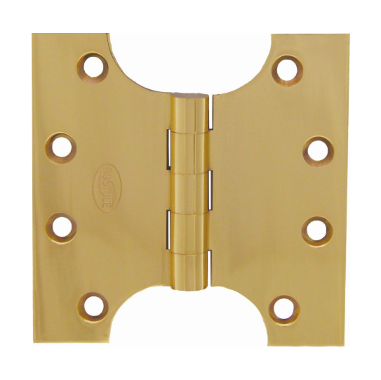 Parliament Hinge - PVD Polished Brass - 100mm x 100mm x 3.5mm