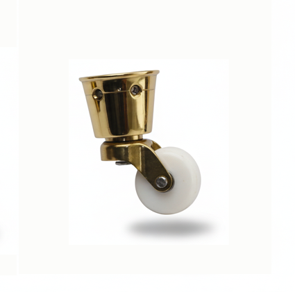 Cup Castor White Ceramic - 25mm