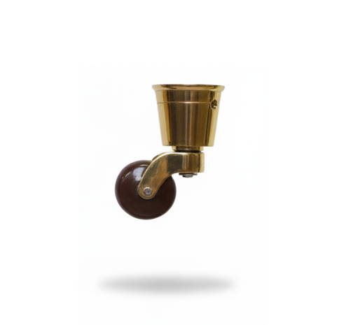 Cup Castor Brown Ceramic - 25mm
