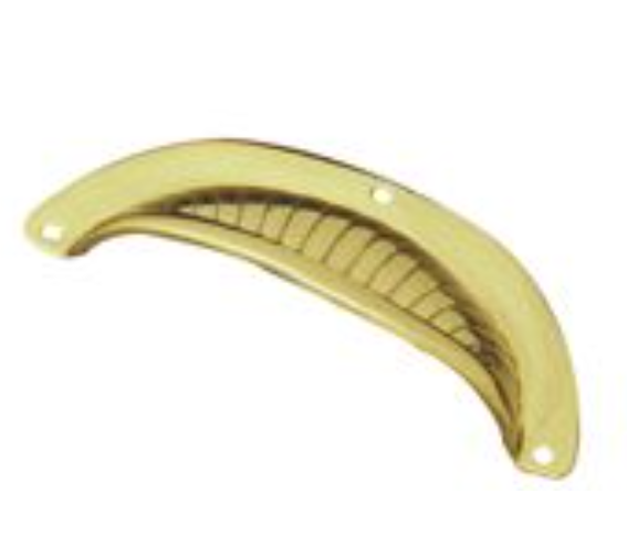 Drawer Pull - Polished Brass - 95mm