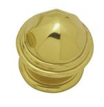 Cupboard Knob Octagonal Per 2 - Polished Brass - 32mm
