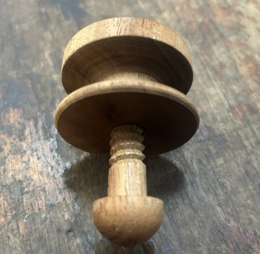 Timber Cupboard Knob in Pine Finish variant size Diameter: 40mm x Projection: 34mm