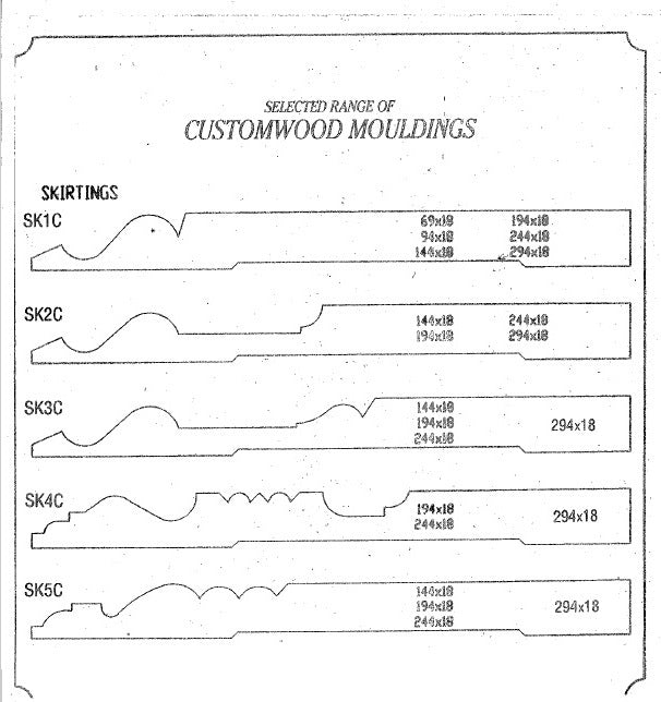 Customwood Skirtings