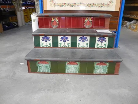 Bullnose Slate Step Treads - 1000mm - Original Vintage Salvage Tile