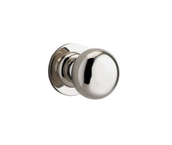 Cambridge Knob - Round Rose - Polished Nickel
