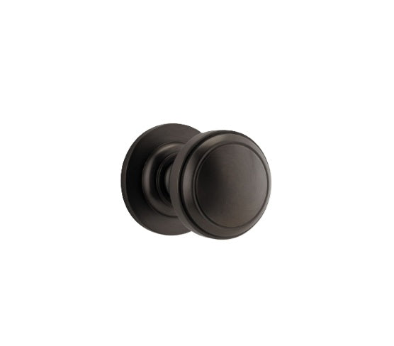 Paddington Knob - Round Rose - Antique Brass
