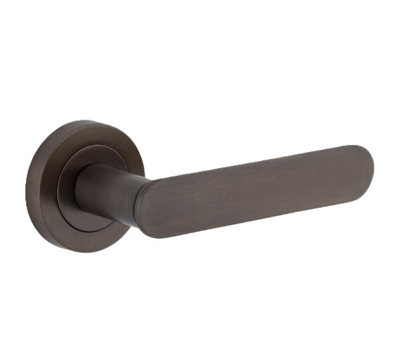 Bronte Lever - Round Rose - Signature Brass