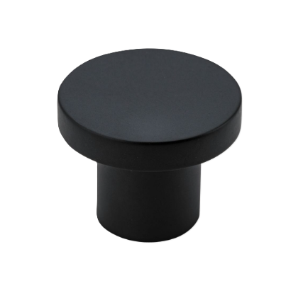 Osaka Cupboard Knob P30xD38mm - Matt Black