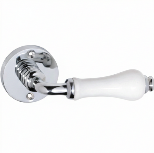 Exeter Door Lever – Round Rose