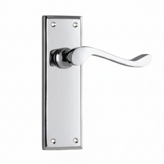 New Camden Lever - Long Backplate - Chrome Plated - Brand New Tile