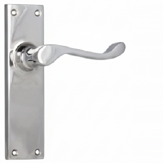 New Victorian Lever - Long Backplate - brass