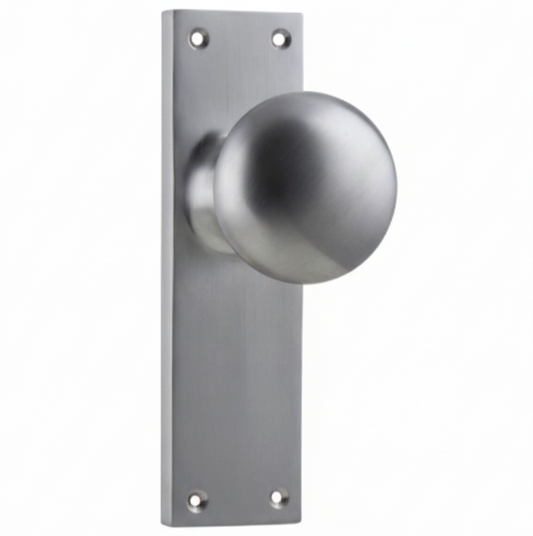 New Victorian Knob - Long Backplate - Chrome Plated - Brand New Tile