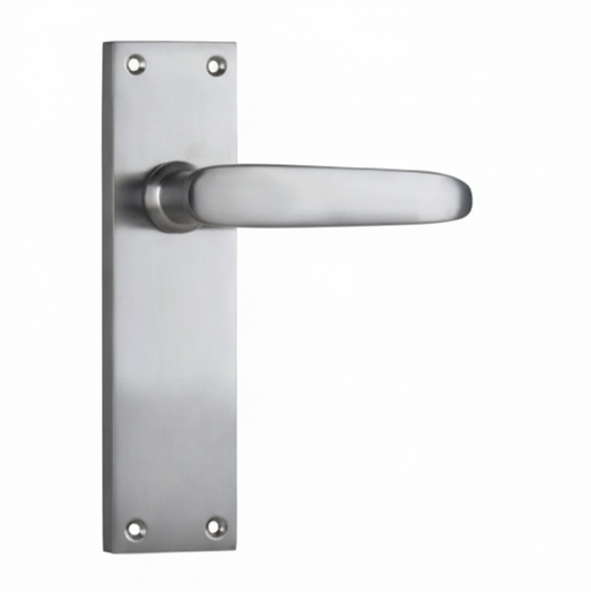 New Balmoral Lever - Long Backplate - Chrome Plated - Brand New Tile