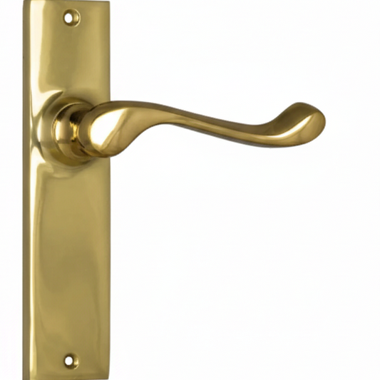 New Fremantle Lever - Long Backplate - Chrome Plated - Brand New Tile