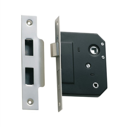 Privacy Mortice Lock – Backset 44mm - Satin Chrome