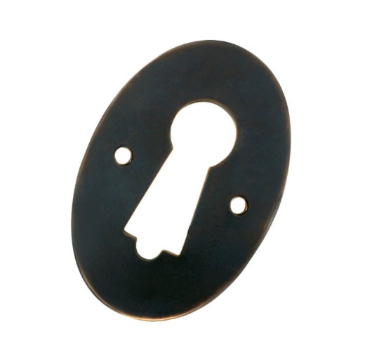 Pressed Escutcheons - Antique Copper