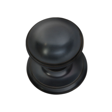 Classic Centre Door Knob - Antique Copper - 85mm
