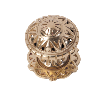 Filigree Centre Door Knob Polished Brass New Sydney