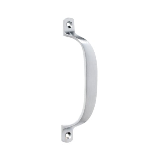 Offset Pull Handle – H130xP23mm - Satin Chrome