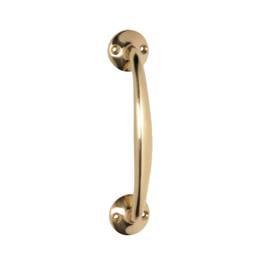 Telephone Pull Handle – L150xP43mm - Polished Brass