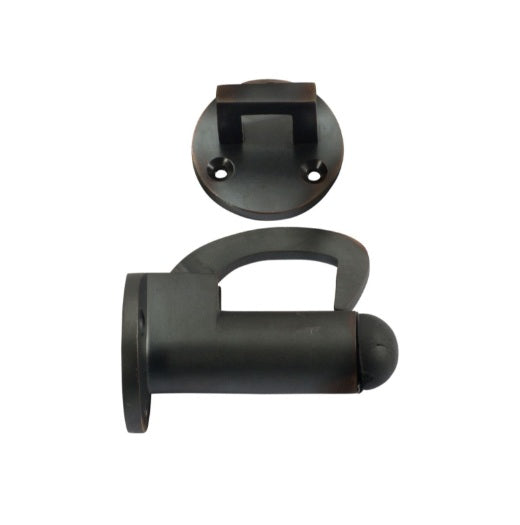Hook Door Stop - 67mm - Antique Copper