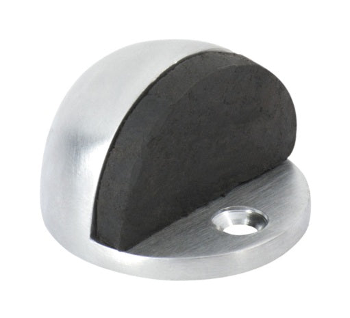 Oval Door Stop - Satin Chrome