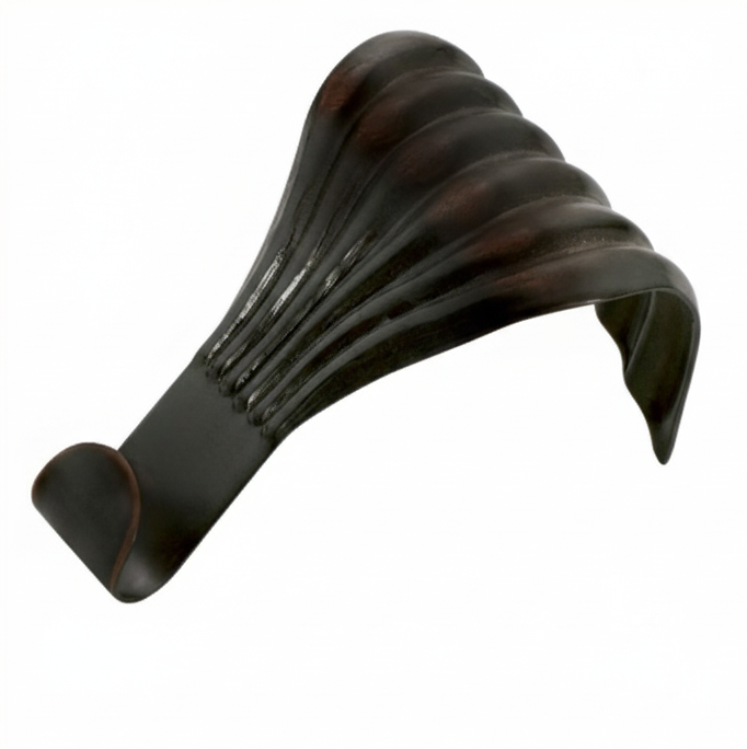 Fluted Picture Rail Hooks - Antique Copper