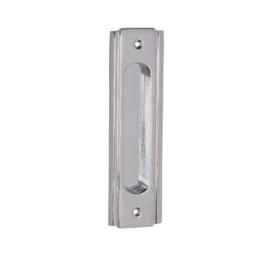 Traditional Flush Pull - 43x150mm - Satin Chrome