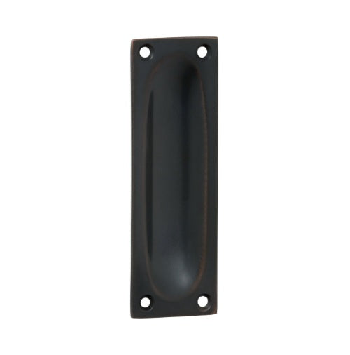 Classic Flush Pull – Small - 28x88mm - Antique Copper