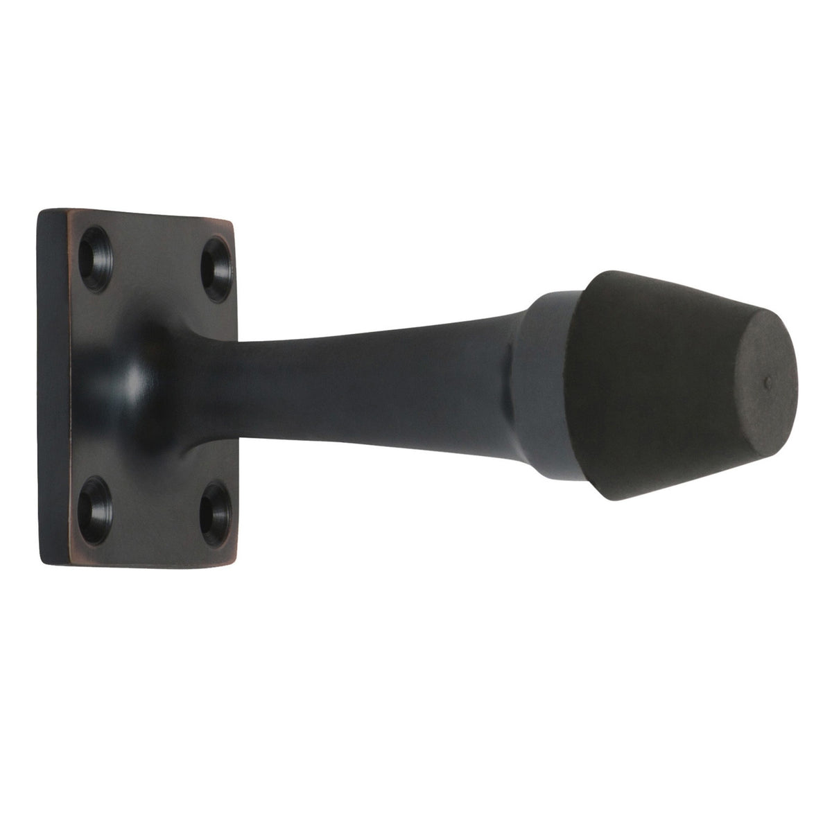 Traditional Door Stop - 75mm - Antique Copper