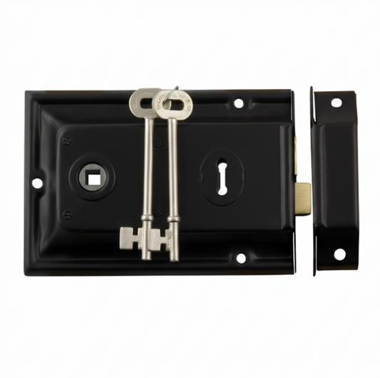 New Rim Locks - Matt Black - Brand New Tile