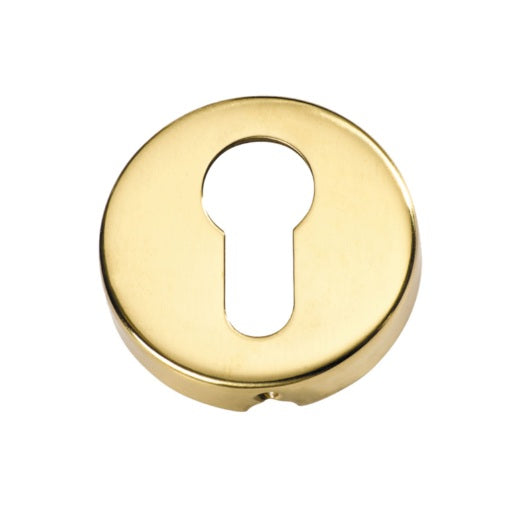 Euro Escutcheons - Polished Brass