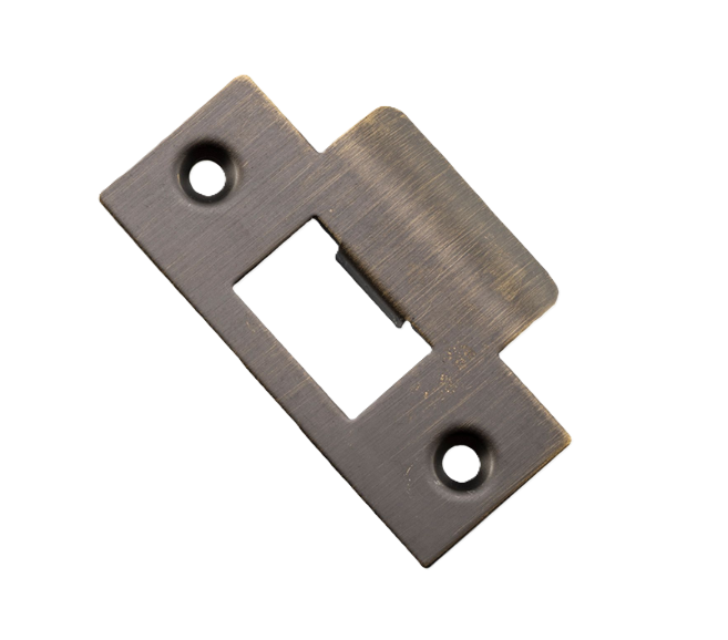 Metal Door Tube Latch Striker - Signature Brass