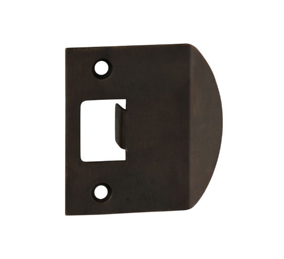Tube Latch Striker – Extra Long - Antique Brass