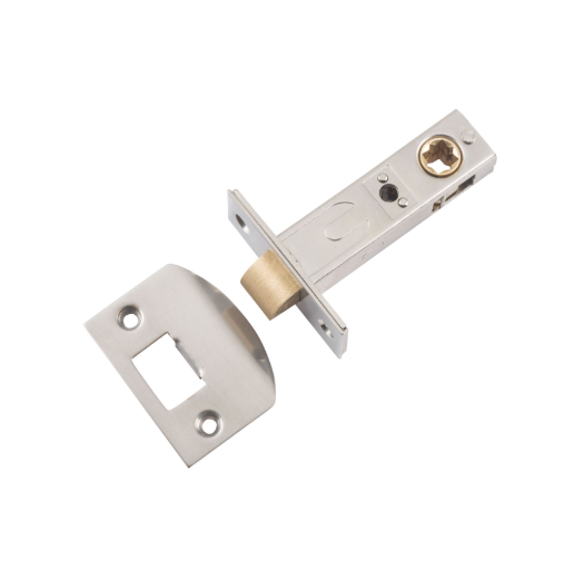 Hard Sprung Split Cam Tube Latch – L60mm - Satin Nickel