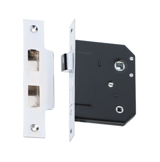 Privacy Mortice Lock – Backset 44mm - Chrome Plated