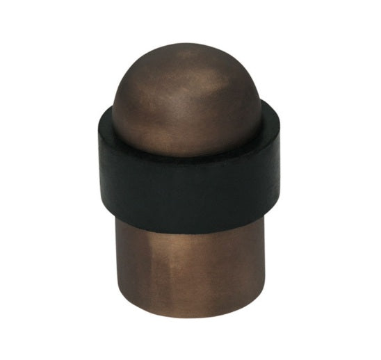 Domed Door Stop - Antique Brass