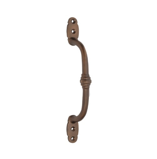 Offset Banded Pull Handle – H180xP41mm - Antique Brass
