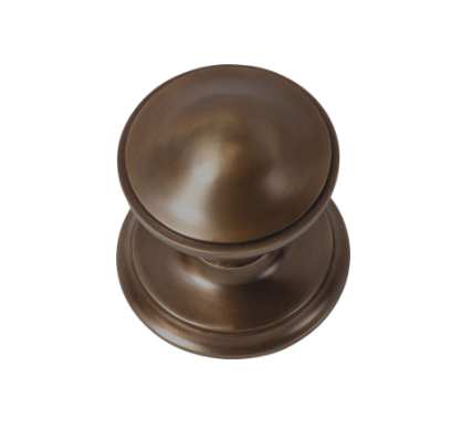 Classic Centre Door Knob - Antique Brass - 85mm