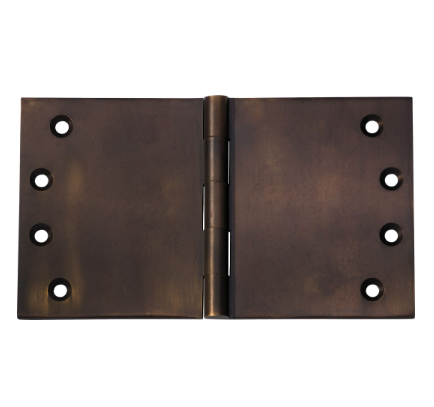 Broad Butt Hinge – H100xW175mm - Antique Brass