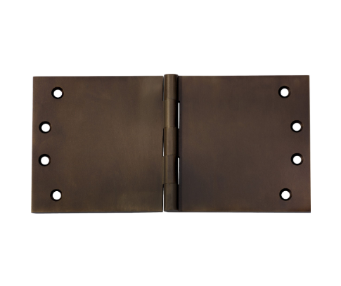 Broad Butt Hinge – H100xW200mm - Antique Brass